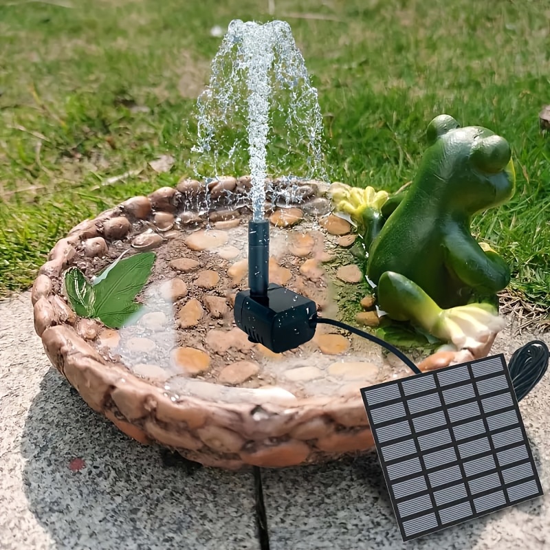 Solar Pool Pump Kit - نافورة شمسية مع 6 فوهات -