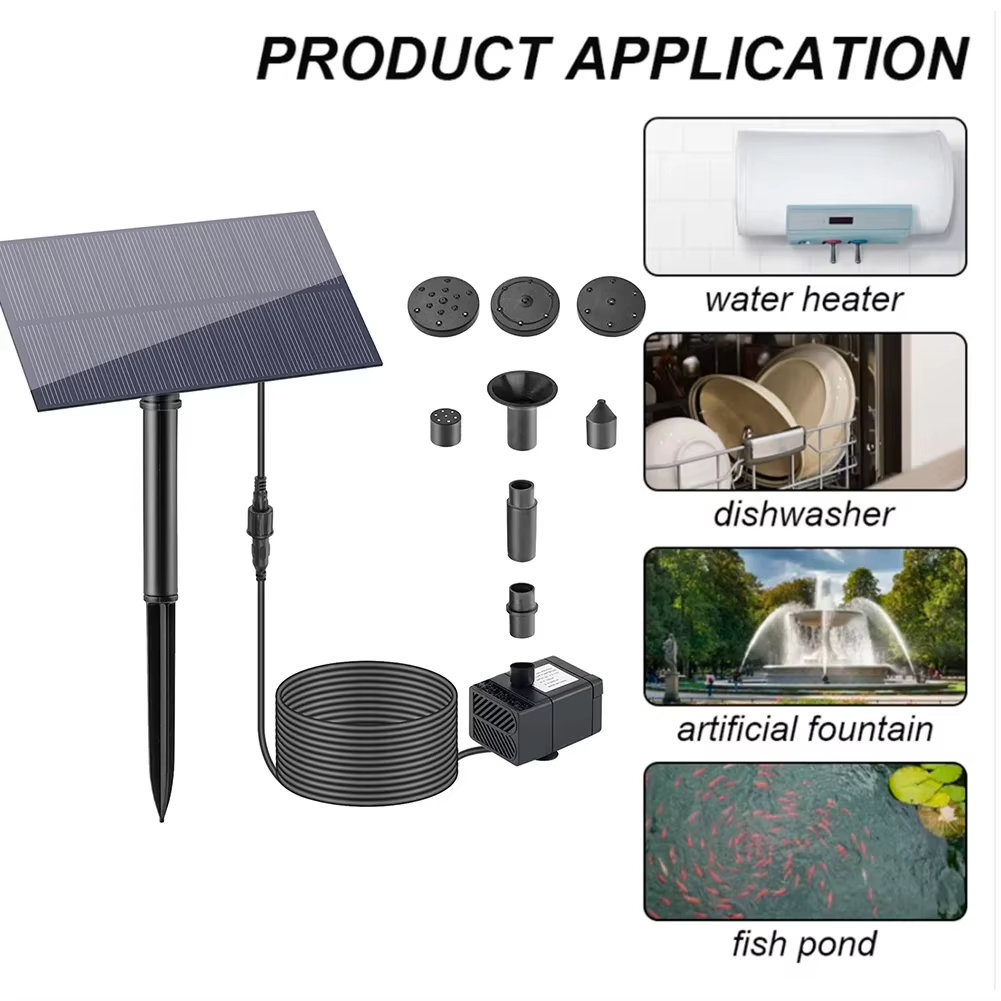 Solar Pool Pump Kit - مضخة نافورة شمسية صغيرة 5 واط