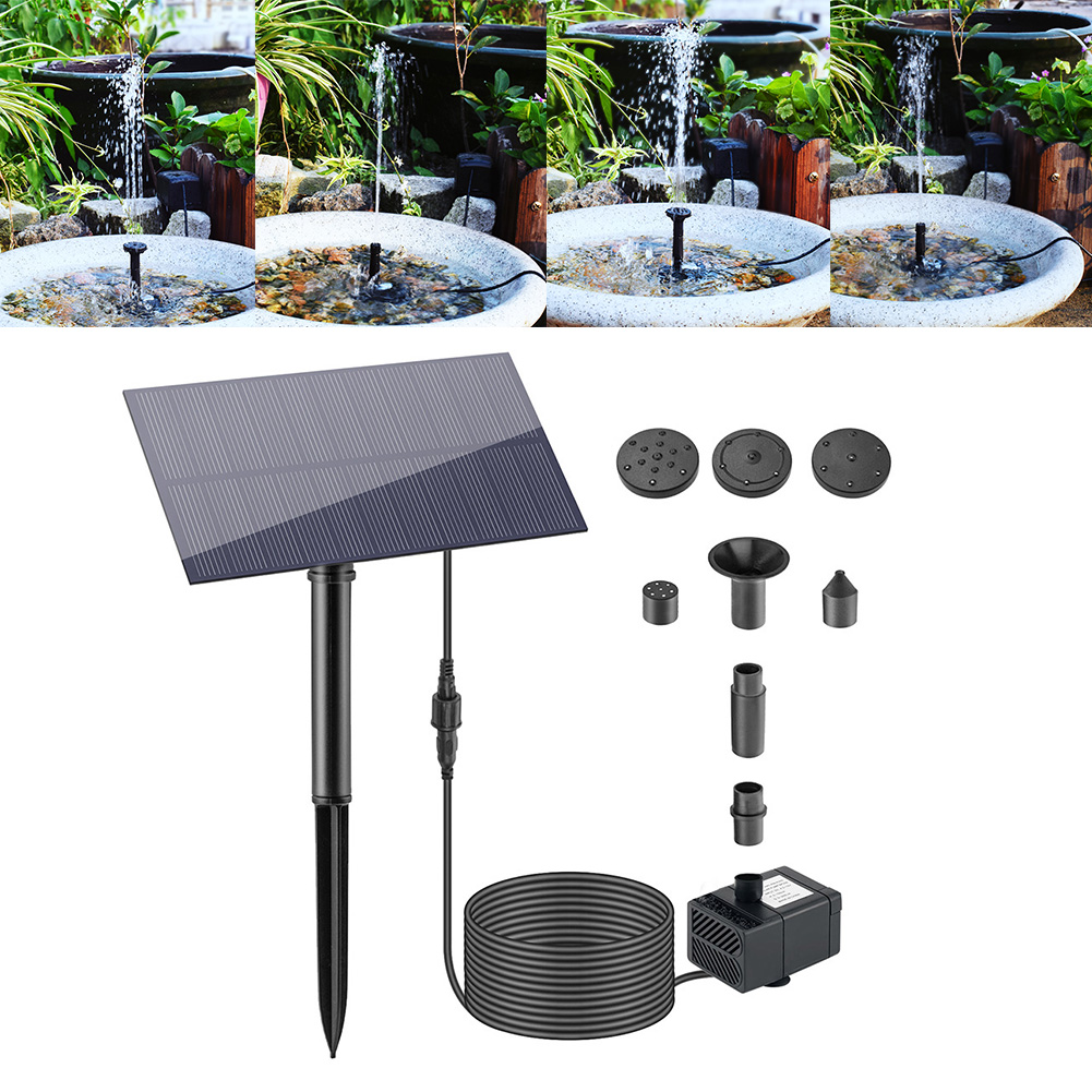 Solar Pool Pump Kit - 5 واط 5 فولت نافورة الماء