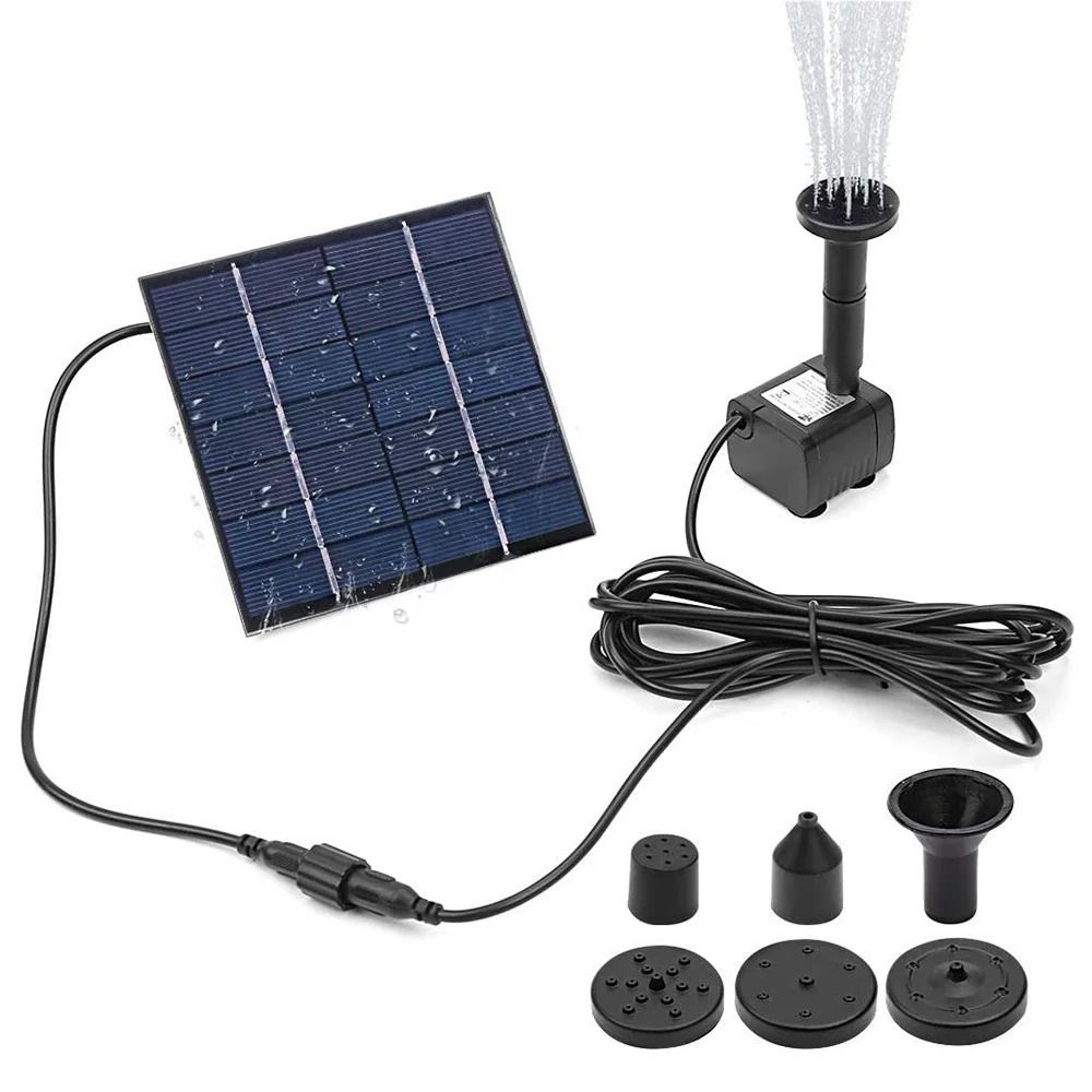 Solar Pool Pump Kit - مضخة نافورات شمسية صغيرة ، مجموعة
