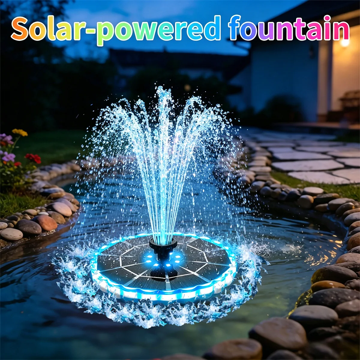 Renewable Energy Solar - نافورة شمسية خارجية 3.5 واط للحدائق