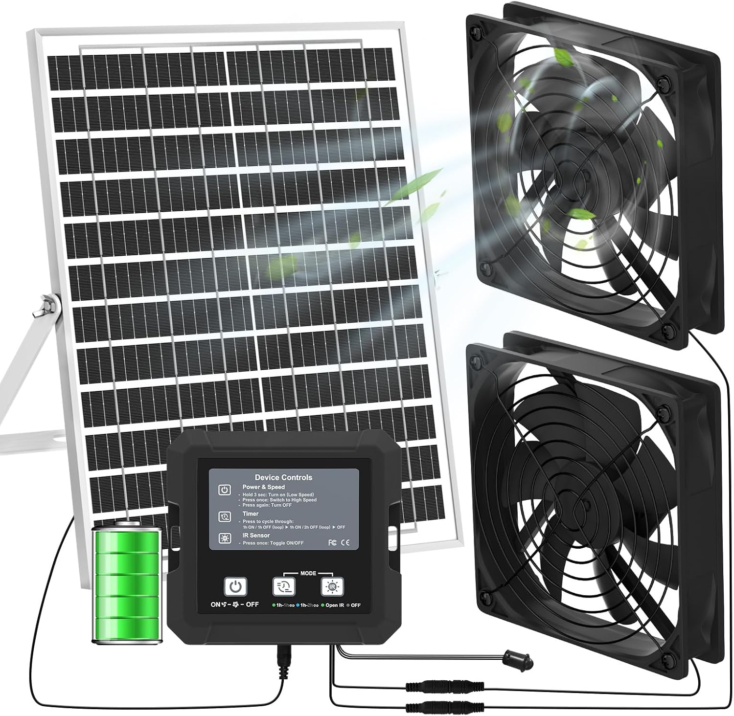 Renewable Energy Systems - مروحة عادم صغيرة تعمل بالطاقة الشمسية