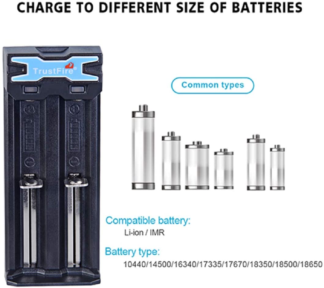 شاحن بطاريات عالمي TrustFire T - مراجعة Renewable Energy Battery وسعره