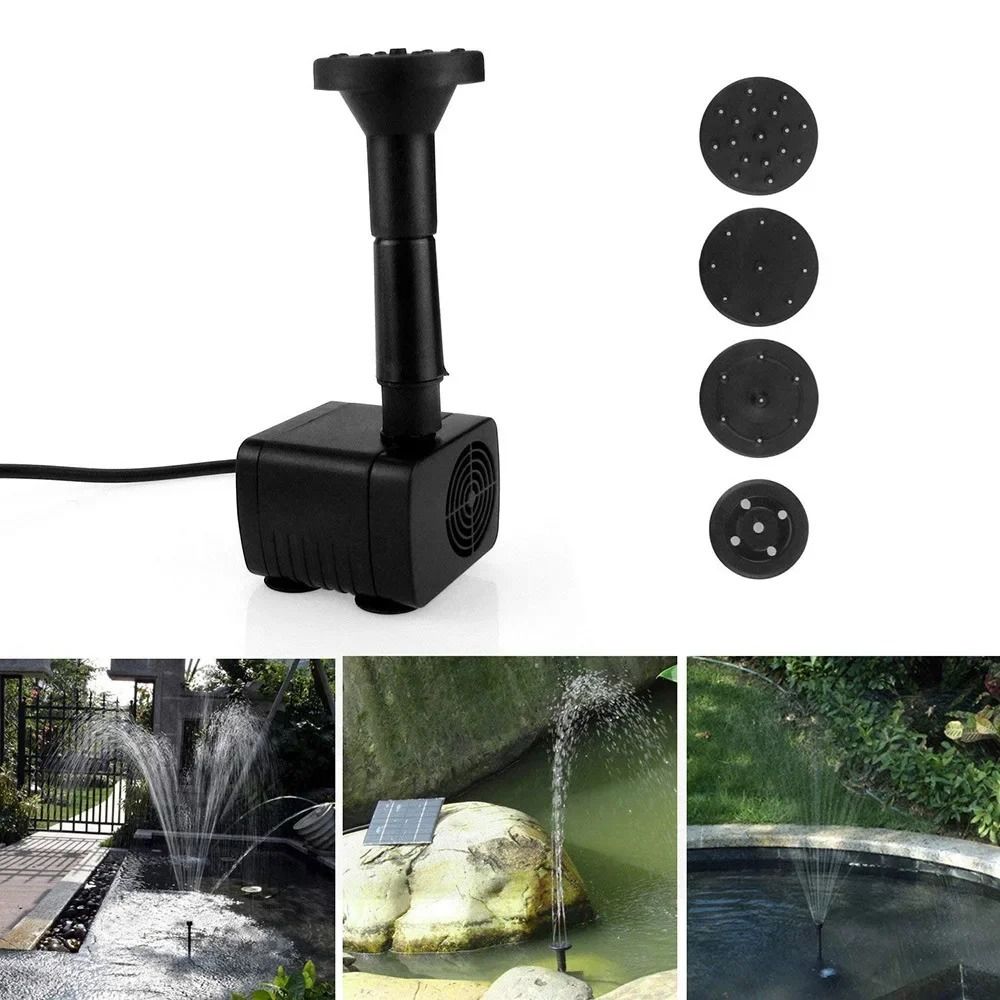 مضخة نافورات شمسية صغيرة ، مجم - مراجعة Solar Pool Pump Kit وسعره