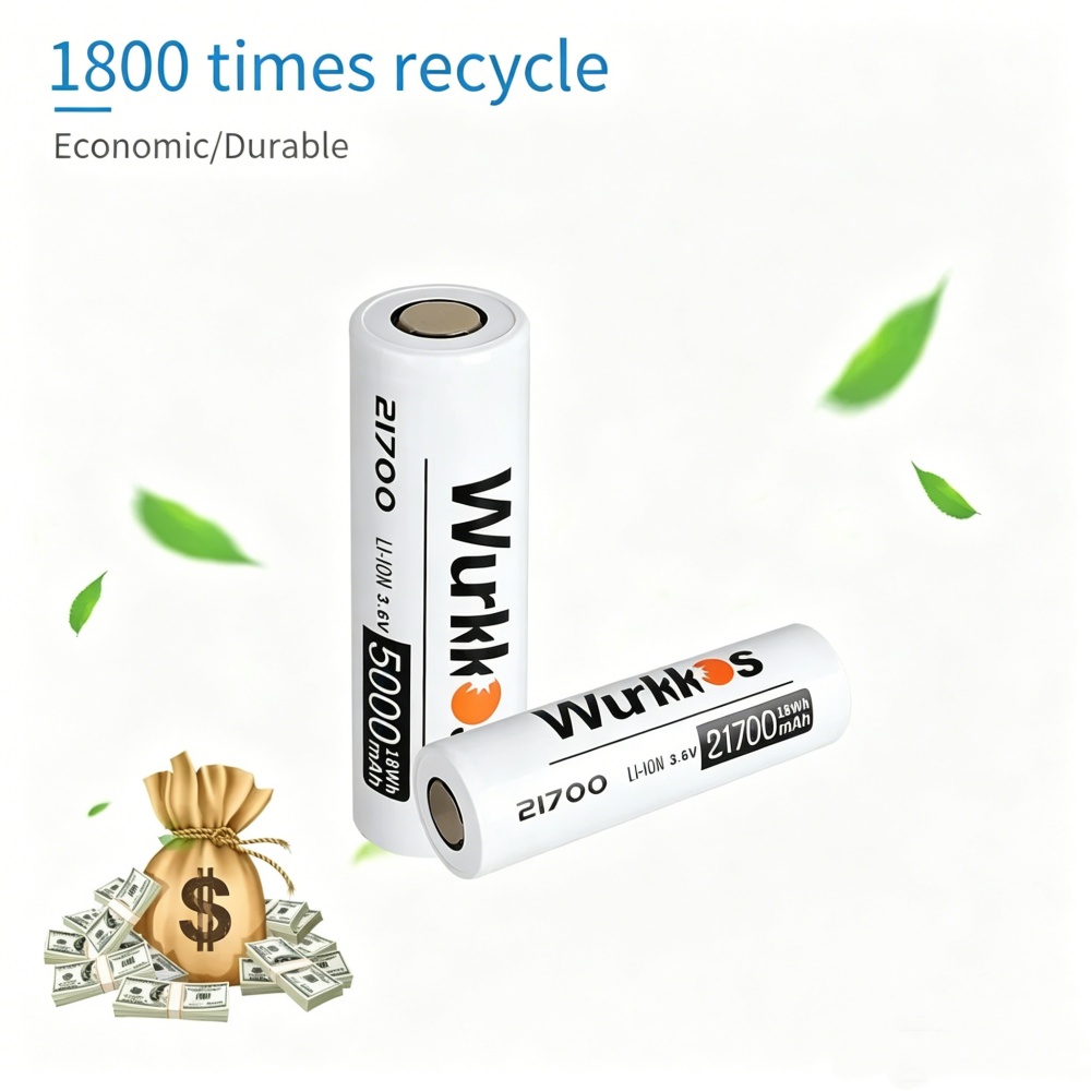 Wurkkos 21700 5000mAh بطارية ل - مراجعة Renewable Energy Battery وسعره