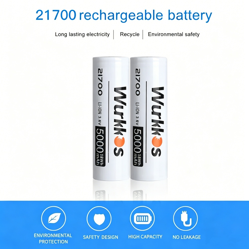 Wurkkos 21700 5000mAh بطارية ل - مراجعة Renewable Energy Battery وسعره