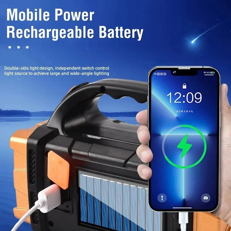 المحمولة قوية USB مصباح يدوي ق - مراجعة Renewable Energy Solar وسعره