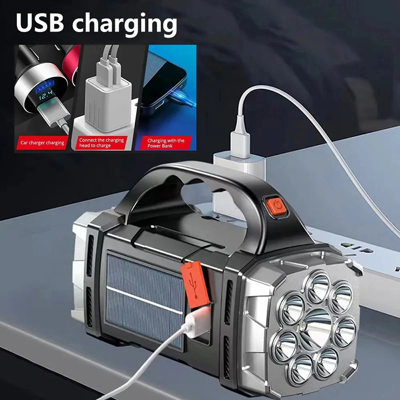 المحمولة قوية USB مصباح يدوي ق - مراجعة Renewable Energy Solar وسعره