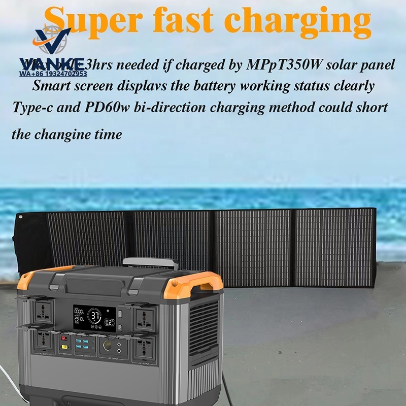 مولد طاقة شمسية قوي 3 كيلو واط - مراجعة Portable Power Station وسعره