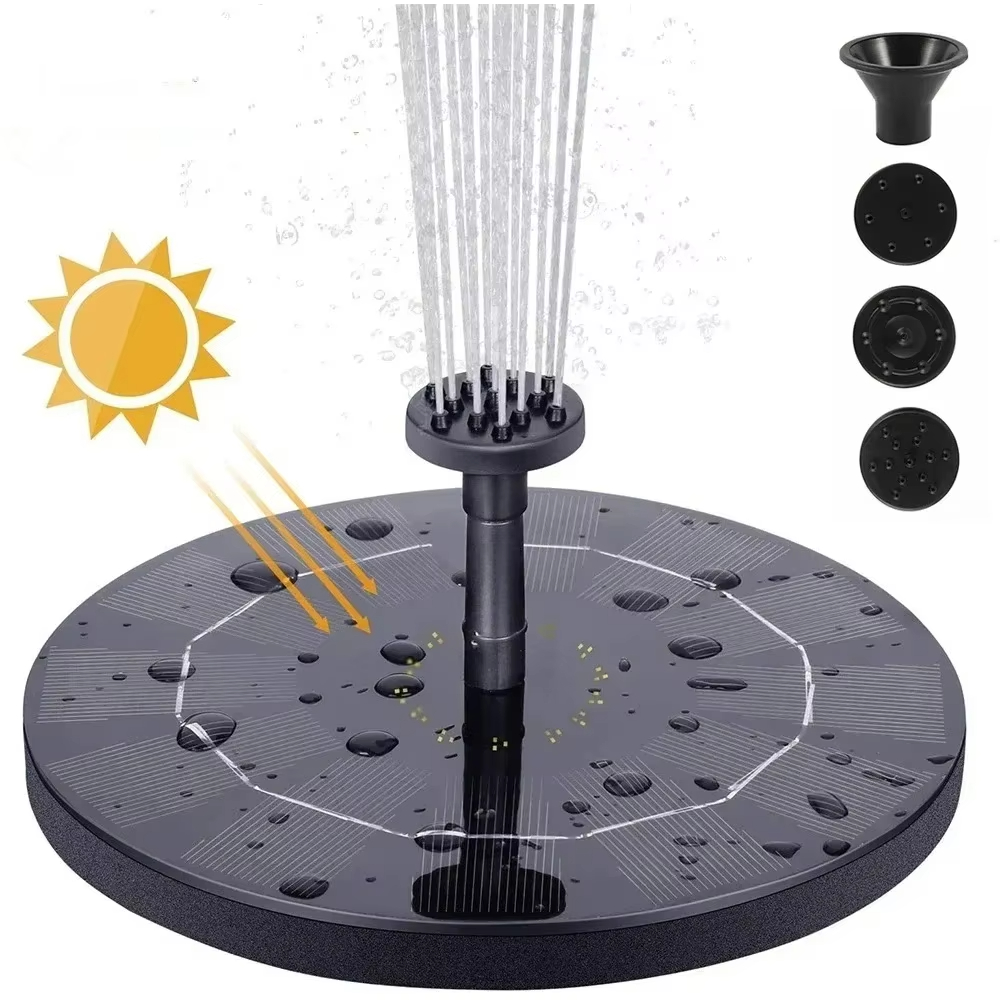 مضخة نافورة شمسية عائمة مع لوح - مراجعة Solar Pool Pump Kit وسعره